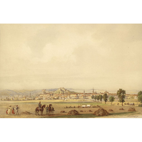 Pohled na Brno v roce 1866